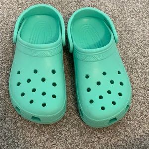 Mint Green Crocs